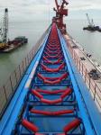 Quarry Mining Transfer Belt Conveyor 1200mm B500 Black brown