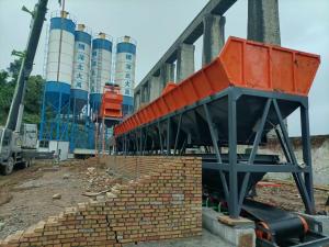 Wholesale Stationary Wet Mix Concrete Batching Plant HZS75 75m3/h for Airport Construction from china suppliers