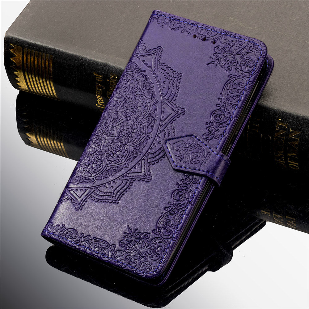 Multi Color Embossed Mandala Phone Flip Case For Xiaomi Redmi note6/note6 pro Pocophone F1 Max3 Redmi5 plus Redminote5