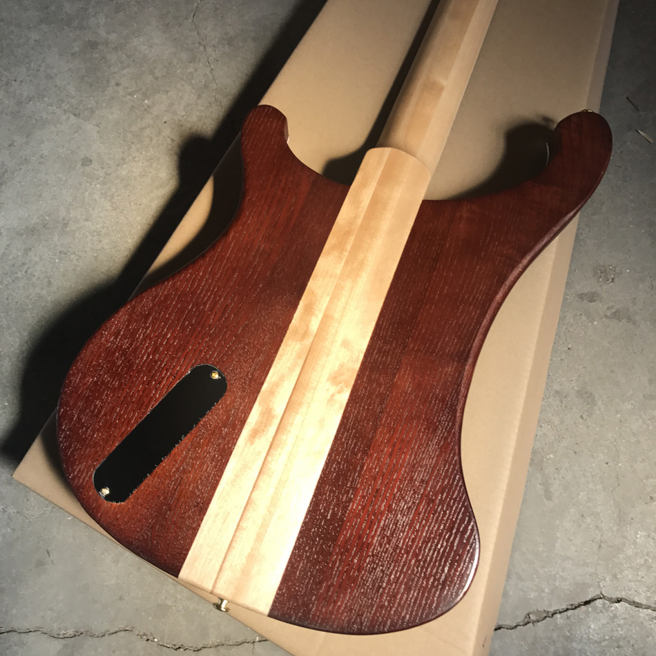2018 new style high quality custom of carving high-quality custom 4 string bass guitar, ebony fingerboard