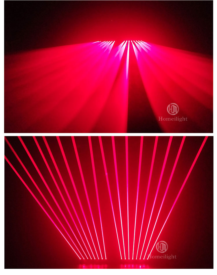 Portable Stage Animation Laser Light For Disco Night Club DJ 8 Eye Red Color Laser Bar