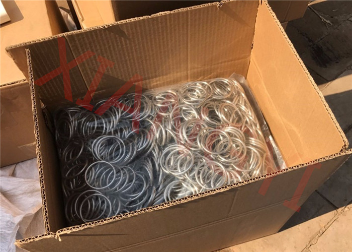25x30mm Metal D Rings For Fabrication Of Removable Insulation Blanket