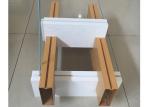 Wood Grain Color Aluminium Baffle Ceiling Metal Baffle Ceiling Linear Formed