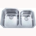 20 Guage Kitchen Stainless Steel Double Bowl Sink 32'' X 20''