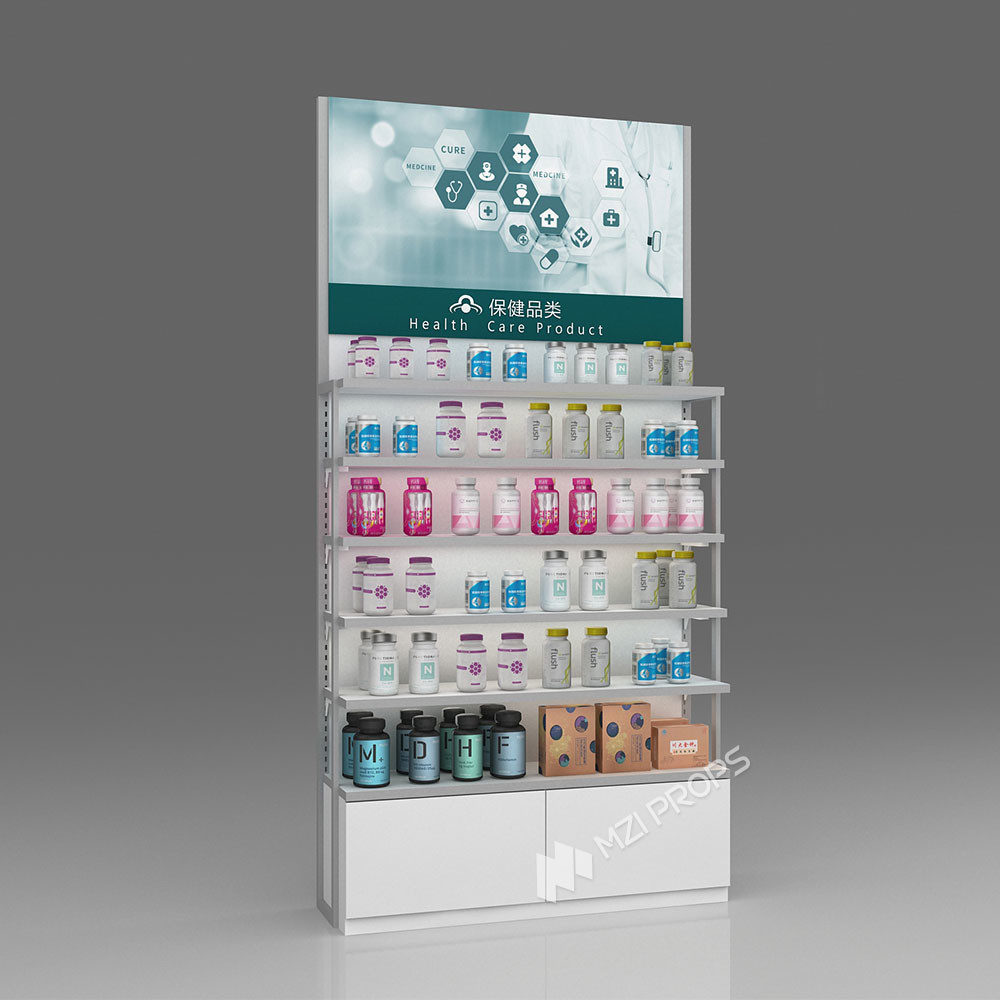02-DYJYS011, Elegant and Simple Style Pharmacy Shop in Gansu featuring 62 Main Fixtures within 119 Sqm and Approx. $15,385 Budget