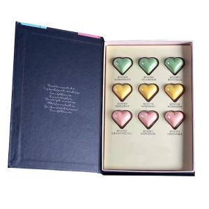 Wholesale Custom Ribbon Gift Box 9-Piece Heart-Shaped Chocolate Box for Sale on Valentine's Day from china suppliers