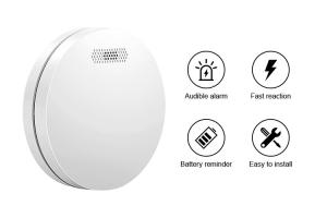 Wholesale CE Approval Standalone Smoke Detector Alarm 10 Years Battery Operated Fire Smoke Alarm from china suppliers