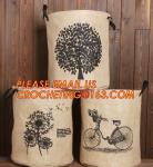 LAUNDRY BASKET, STORAGE BARREL, TOY STORAGE BASKET, CLOTHES LAUNDRY BAGS, COTTON