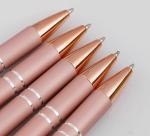 Metal press pen, aluminum rod, touch screen ballpoint pen company gift pen with