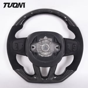 Wholesale Matte Dodge Charger Black Alcantara Steering Wheel Custom Carbon Fiber from china suppliers