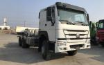 HOWO 6X4 Cargo truck chassis SINOTRUK brand 371HP white color