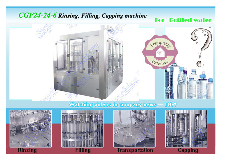Fully Automatic Juice Beverage Mineral Water Bottle Plant