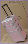 aluminum trolley vanity case with foldable drawers KLMYY380-270-780