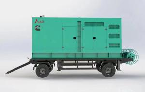 Wholesale 550kVA Trailer Genset Soundproof Silent Genset Diesel Generator Set from china suppliers