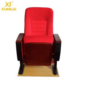 Wholesale Soild Wood Armrest Cold Rolled Strong Steel Chairs For Church Halls Floor Mounted from china suppliers