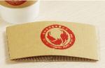 Food Containers Paper Cup Sleeves Eco - Friendly For Chicken / Popcorn