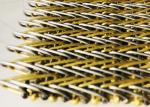 SS316 Brass Weave Spiral Mesh Belt 3m