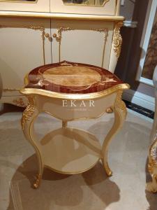 Wholesale Middle Ages Style Small Round Sofa Side Table FC-138B from china suppliers
