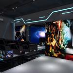 2 Rows 10 Seats Vr Cinema 3d Orbit Cinema Track Immersive Projection