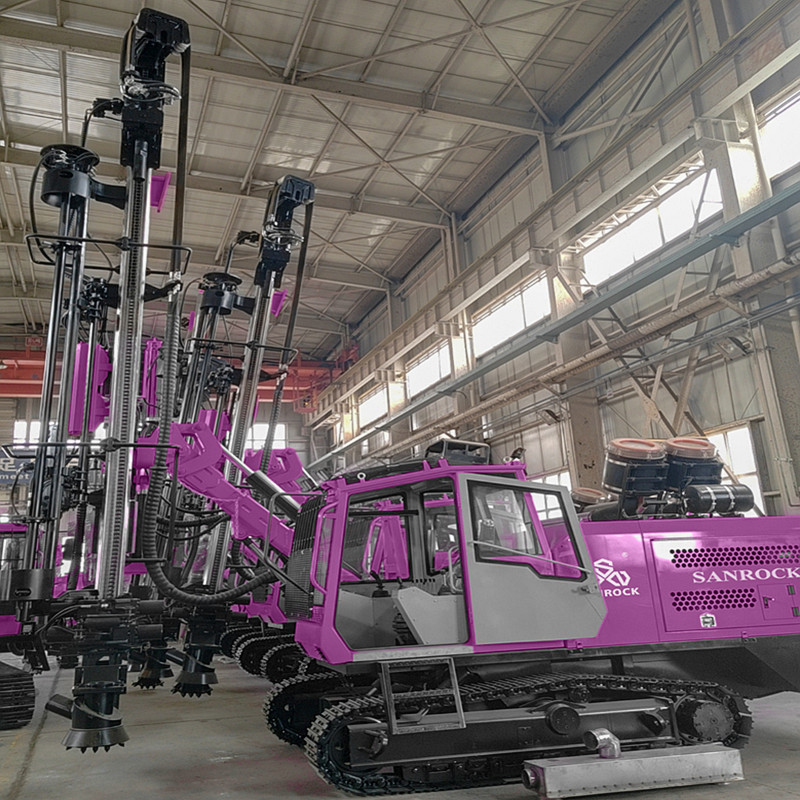 Crawler Diesel Drilling Rig Automatic Integrated DTH Drill Rig Mining Hydraulic Drilling Rig
