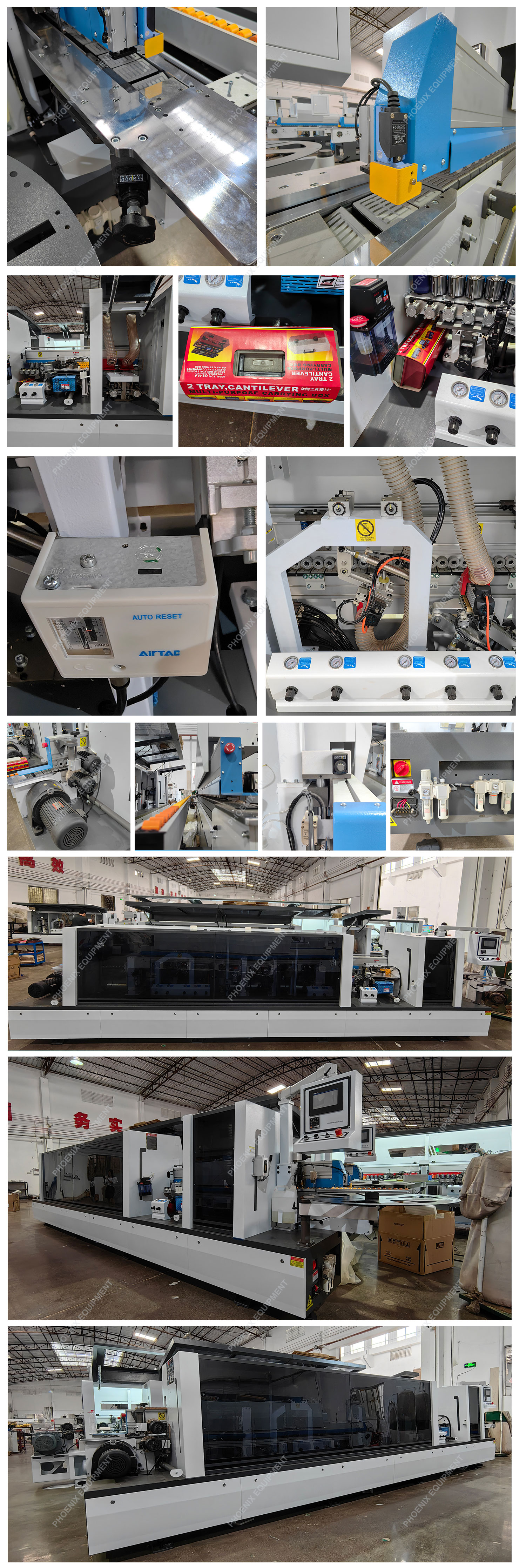 Edge Thickness 0.4-3mm High Speed Automatic Edge Banding Machine for Furniture Making