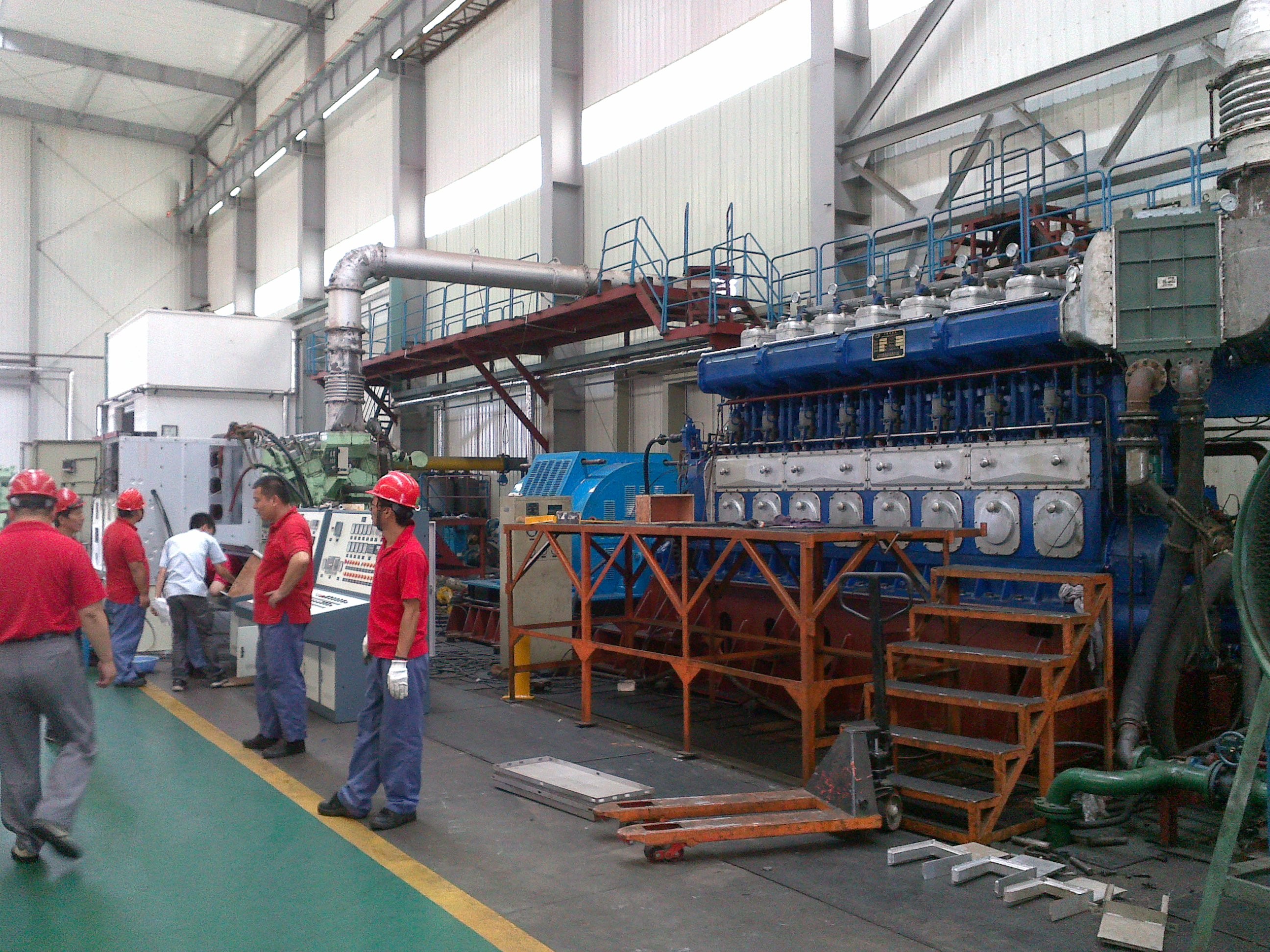 500-5000kw Middle Speed 500 / 600 / 750 rpm Generator Set , Diesel Generating Set CCS NK BV Approved