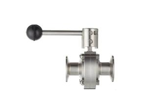 Wholesale 304 316L Hygienic Butterfly Valves ASME BPE AISI With Thread And Weld Connection from china suppliers