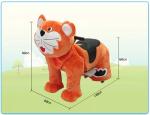 Large Big Size Battery Coin Operated Plush Walking Toys Stuffed Electric Animal