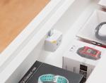 Durable Metal Cabinet Door Locks , Single Key System Invisible Cabinet Lock