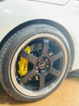 Nissan TEANA installed Big Brake Kits 4 Piston Forged Calipers With Needed