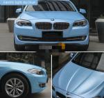 Matte Metallic Electric Light Sky Blue Car Wrap Film Non - Fading