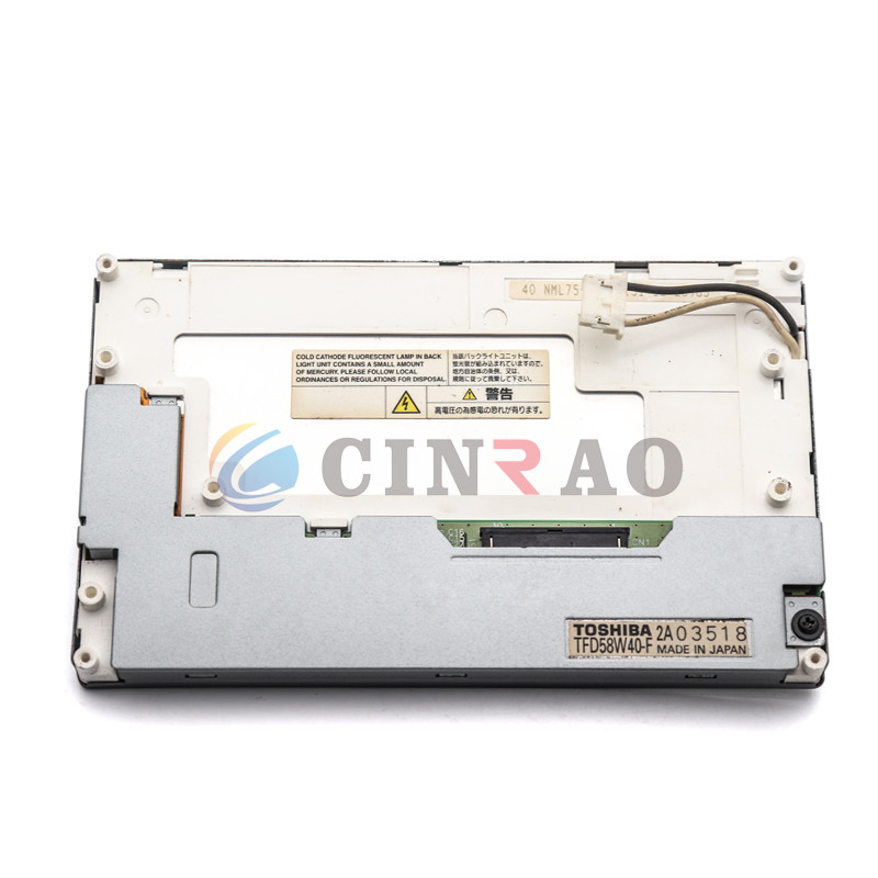 5.8 INCH Toshiba TFD58W40F TFT LCD Screen Display Panel For Car GPS Auto Spare Parts