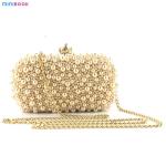 Special Crystals Beaded Pearl Clutch Evening Bags for Women's Wedding Celebratio