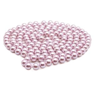 Wholesale Luxury Purple Round 8mm Shell Pearl Sweater Necklace 55 Inches (N08633) from china suppliers