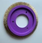 Textile Finishing LK Stenter Brush Wheel Purple Color Plactic Material Copper
