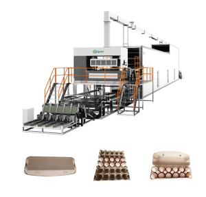 Wholesale Fully Automatic Big Quantity Egg Paper Tray Making Machine Egg Carton Maker from china suppliers