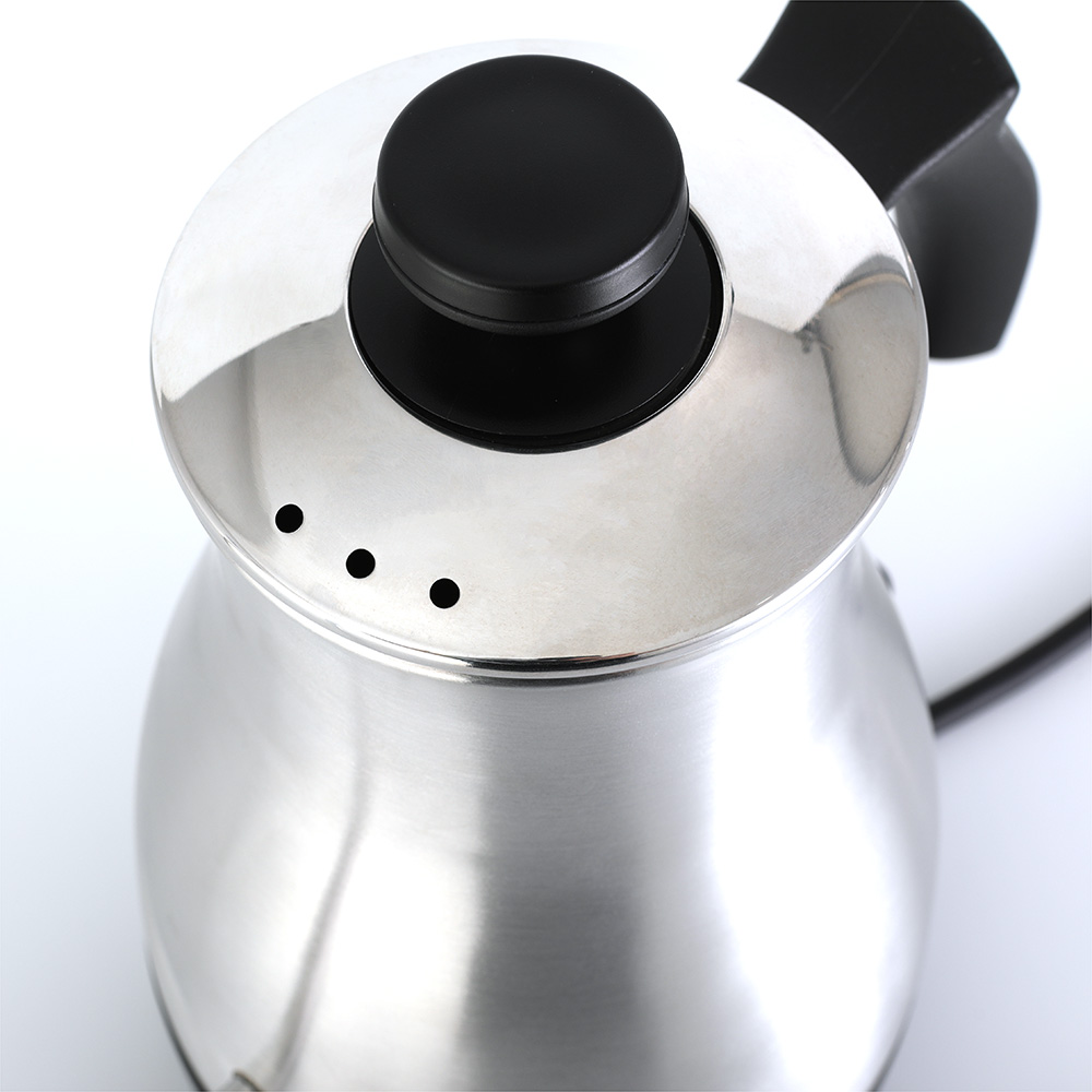 Brushed Stainless Steel Plastic 0.7L Coffee Gooseneck Kettle BPA Free