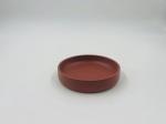 Polyresin Bathroom Countertop Accessories Red Round Taper Toilet Brush Hand Soap
