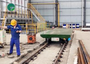 Wholesale 10-45 Ton Rail Guided Container Motorized Transfer Carts Trolley On Wheels from china suppliers
