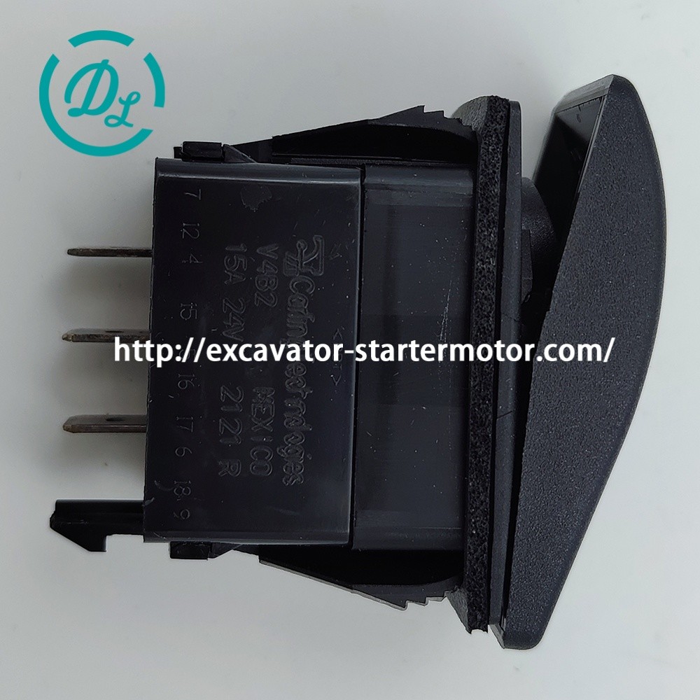 SH225X-3B Excavator Spare Parts KHR28540 Cab Rocker Switch Sumitomo