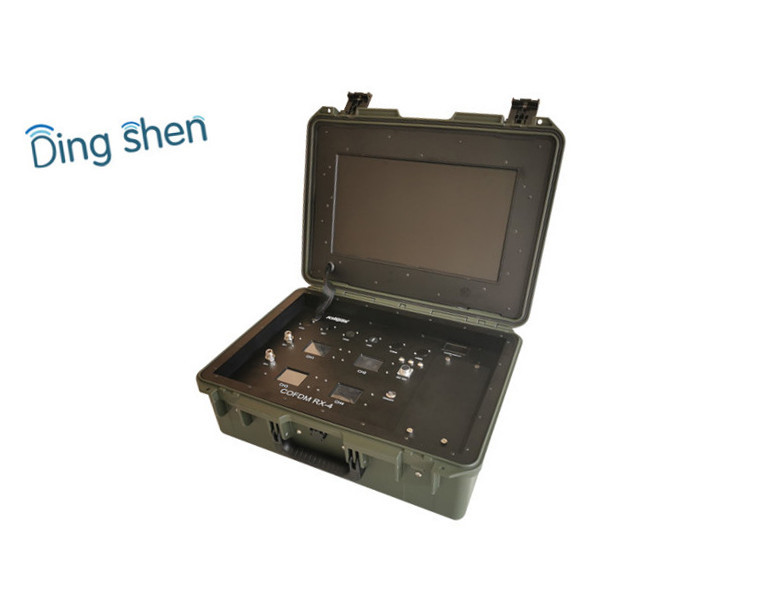 COFDM Wireless Portable Diversity HD Resolution Uav Video Receiver4 Channels