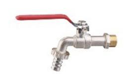 Wholesale CE Chrome Plated Brass Bib Cock Wall Mounted Lever Handle Type from china suppliers