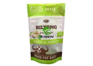 Wholesale Nylon / Pe Beef Jerky Packaging Bags , Durable Vacuum Zipper Bags For Food from china suppliers