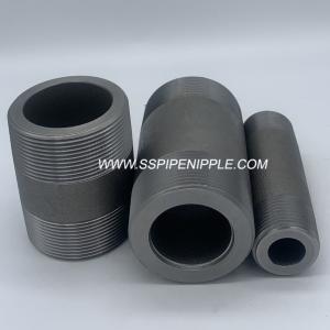Wholesale Threaded BLACK Steel Pipe Nipple High Strength Good Ductility /XH NIPPLES from china suppliers