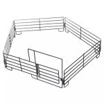 ASTM 2x4 Horse Fence Panels Galvanized Portable Cattle Fence Panels