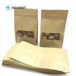 Gravure Printing VMPET 150 Mic Kraft Paper Zipper Bags
