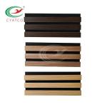 Low Maintenance MDF Acoustic Wall Panels Fireproof Non Toxic Slat Wall