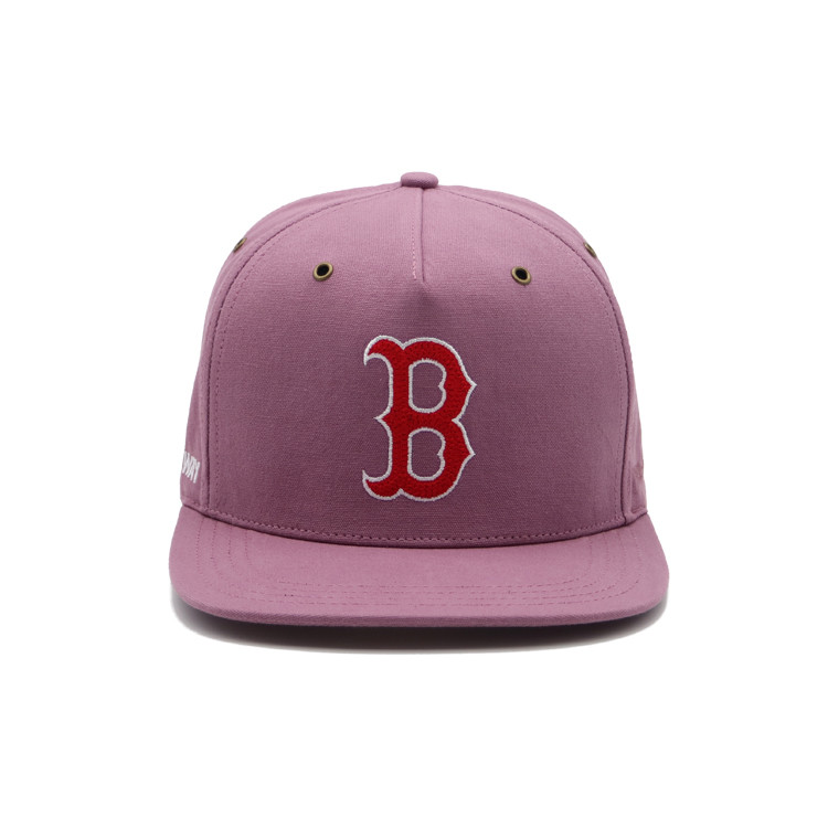 Cotton Flat Brim Snapback Hats Adjustable Baseball Cap Unisex Design