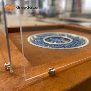 Wholesale Outdoor Steel Fire Pit Garden Patio Decorative Square Corten Steel Firepit from china suppliers