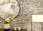 0.53*10m Mould Proof 3D Brick Effect Wall Coverings For TV Background , Stone